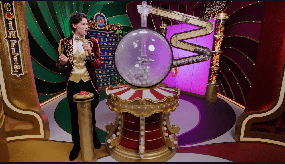 Crazy Balls Live — banner principale su SpinRollz Casino