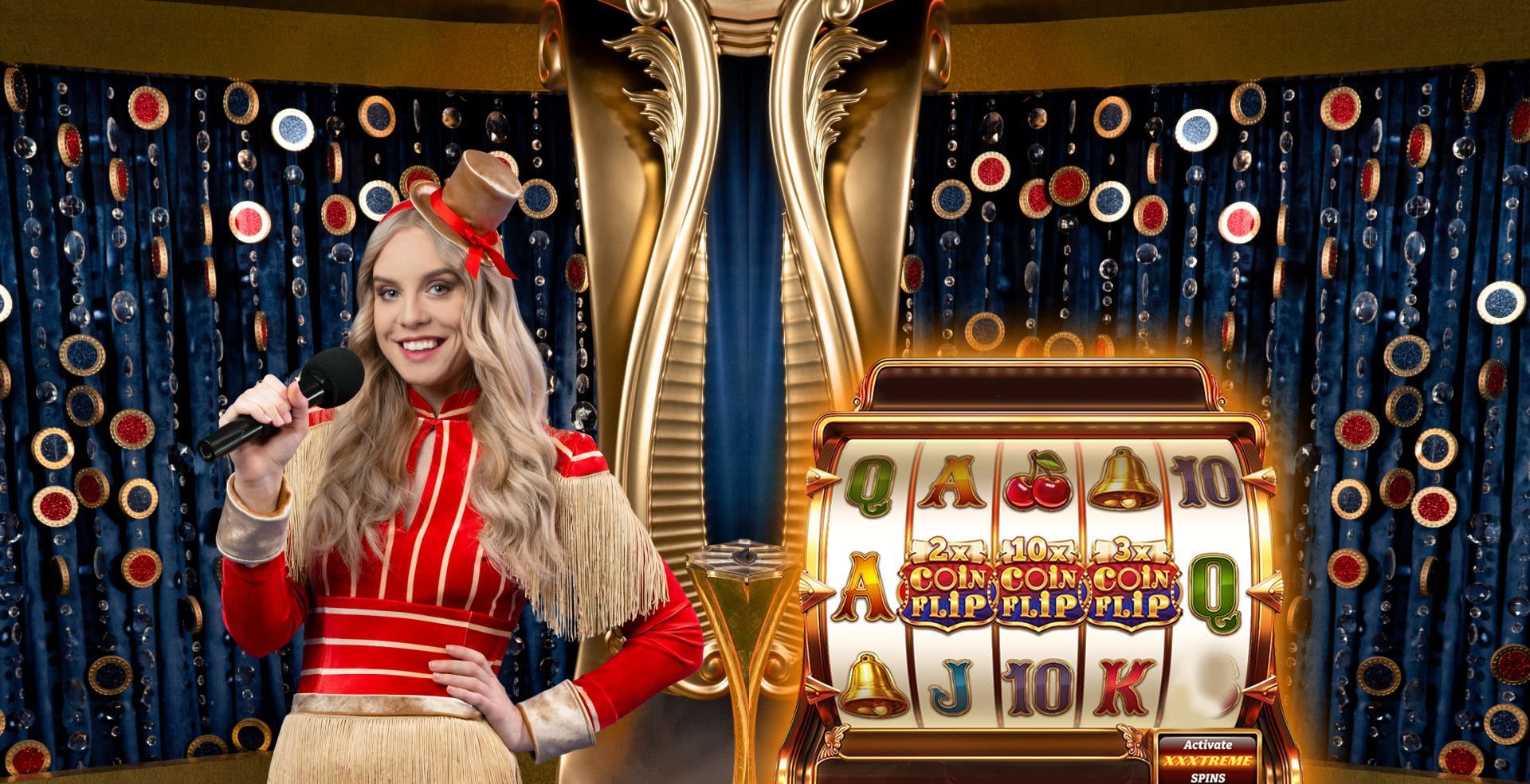 Crazy Coin Flip — banner principale su SpinRollz Casino