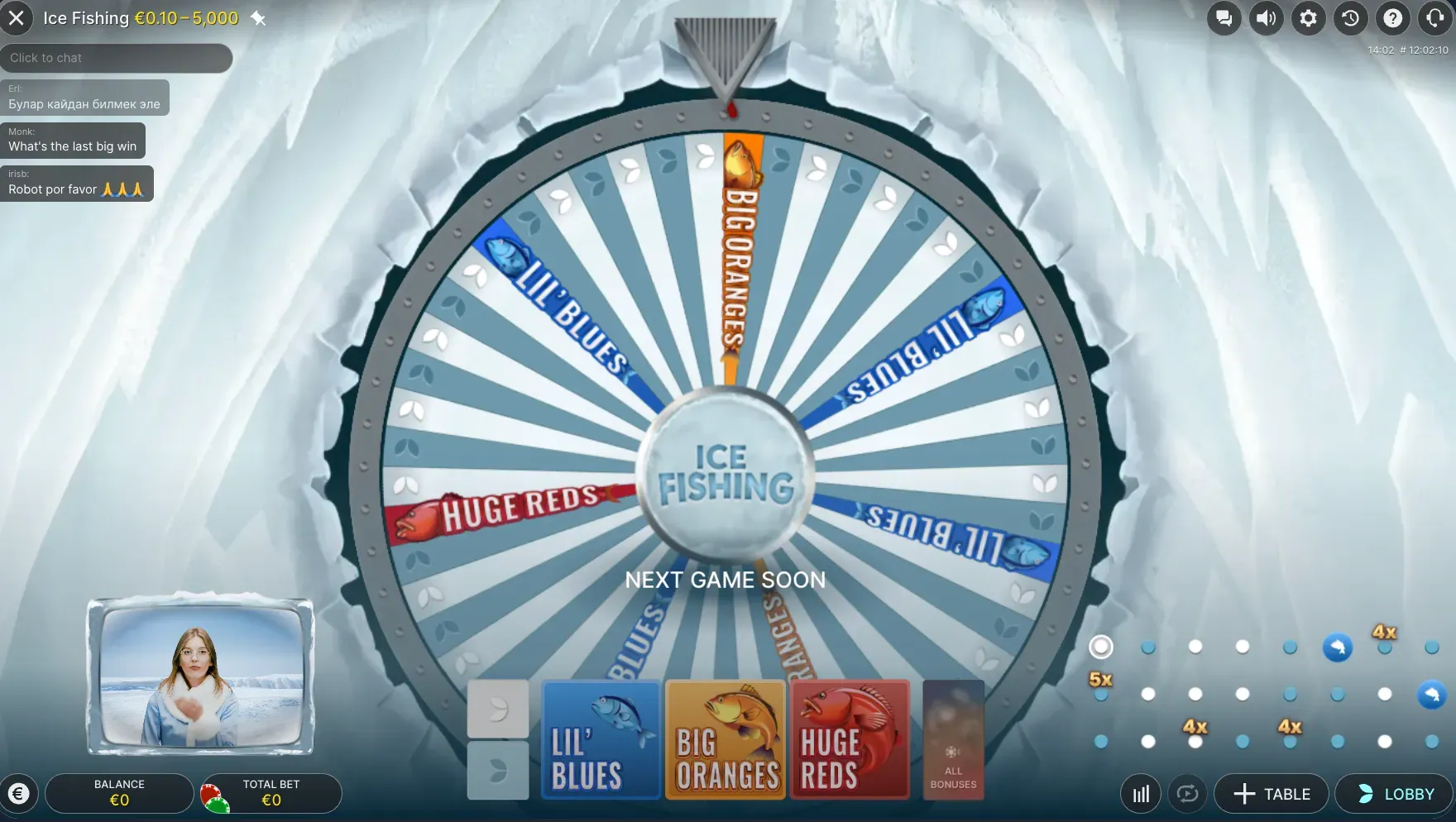 ICE Fishing Live — banner principale su SpinRollz Casino