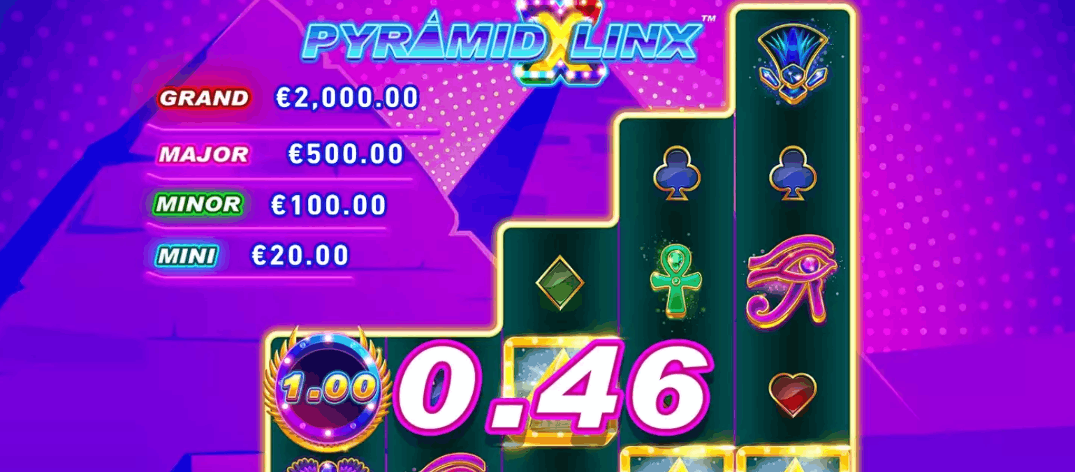 Pyramid Linx — banner principale su SpinRollz Casino